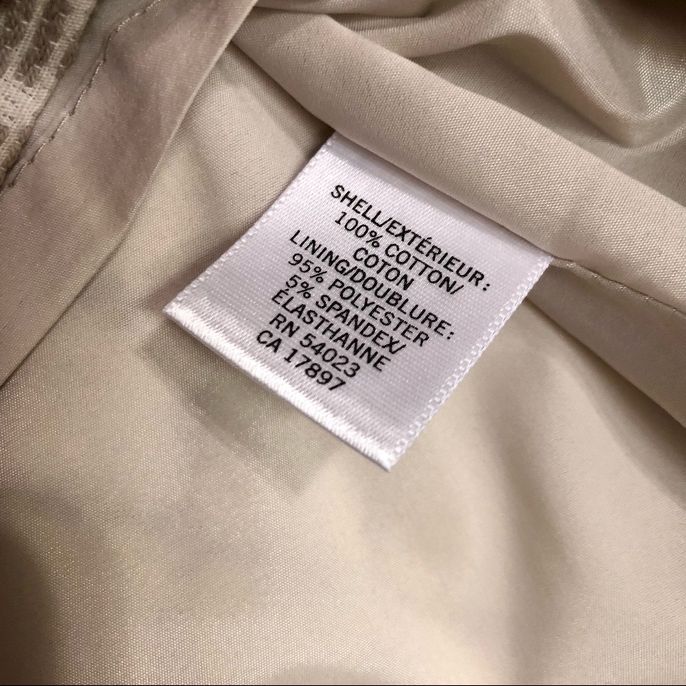 Banana Republic Pattern, Lined Skirt Size 8 - EUC - Picture 4 of 5